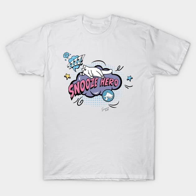 Simon's Cat Hero T-Shirt by devanpm